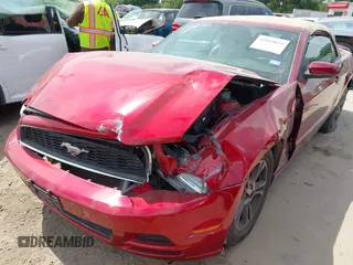 2014 Ford Mustang V6 with VIN 1ZVBP8EM7E5238529, listed as a IAAI auction lot 42045029 with 129,785 mi miles and . Bid and sale history available at DreamBid. Image 6.