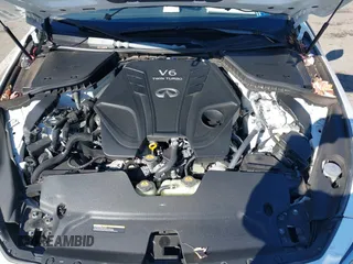 2023 Infiniti Q50 Luxe with VIN JN1EV7BRXPM542112, listed as a IAAI auction lot 41588571 with 20,749 mi miles and . Bid and sale history available at DreamBid. Image 10.