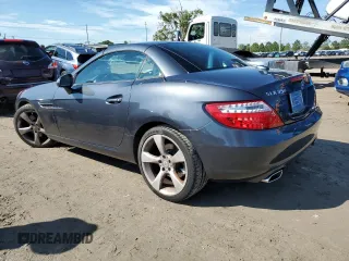 2012 Mercedes-Benz SLK-Class SLK 350 with VIN WDDPK5HA0CF004785, listed as a Copart auction lot 73420294 with 21,744 mi miles and Salvage Title. Bid and sale history available at carsss.com. Image 2.