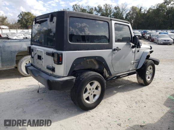 2011 Jeep Wrangler Sport with VIN 1J4GA2D15BL592081, listed as a Copart auction lot 42992345 with 139,364 mi miles and Salvage Title. Bid and sale history available at carsss.com. Image 3.
