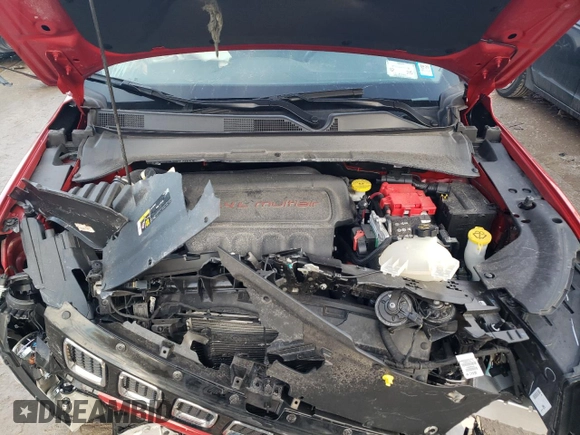 2019 Jeep Compass Latitude with VIN 3C4NJDBB9KT827915, listed as a Copart auction lot 85757104 with 14,713 mi miles and Salvage Title. Bid and sale history available at DreamBid. Image 12.