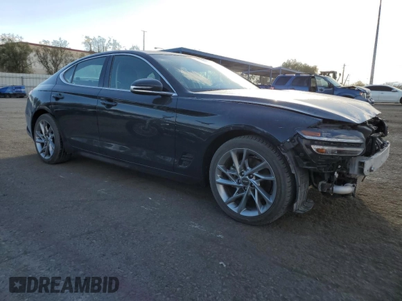 2022 Genesis G70 2.0T with VIN KMTG34TA2NU094241, listed as a Copart auction lot 73439144 with 52,352 mi miles and Salvage Title. Bid and sale history available at DreamBid. Image 4.