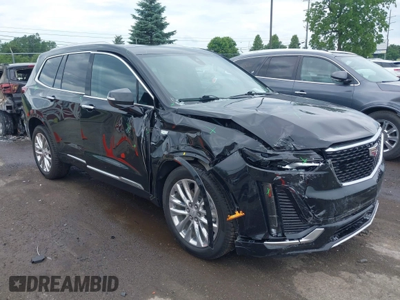 2022 Cadillac XT6 Premium Luxury with VIN 1GYKPDRS6NZ156380, listed as a IAAI auction lot 42542067 with 42,563 mi miles and . Bid and sale history available at DreamBid. Image 1.