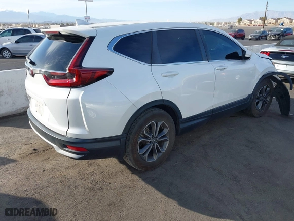2020 Honda CR-V EX with VIN 2HKRW1H57LH429221, listed as a IAAI auction lot 41543903 with 80,151 mi miles. Bid and sale history available at carsss.com. Image 4.
