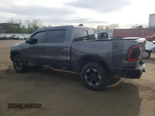 2020 Ram 1500 Rebel with VIN 1C6SRFLT5LN154225, listed as a Copart auction lot 53859515 with 88,907 mi miles and Salvage title. Bid and sale history available at DreamBid. Image 2.