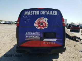 2005 Chevrolet Express Cargo Van with VIN 1GCGG25V451101733, listed as a Copart auction lot 52083005 with 0 mi miles and Salvage Title. Bid and sale history available at carsss.com. Image 6.