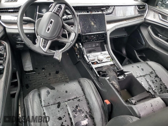 2022 Jeep Grand Cherokee Overland with VIN 1C4RJYD65N8716340, listed as a Copart auction lot 53912675 with Not provided miles and Salvage title. Bid and sale history available at DreamBid. Image 8.