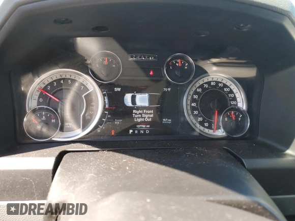 2013 Ram 1500 Big Horn with VIN 1C6RR7LT7DS643071, listed as a Copart auction lot 47381415 with 137,702 mi miles and Clean title. Bid and sale history available at DreamBid. Image 9.