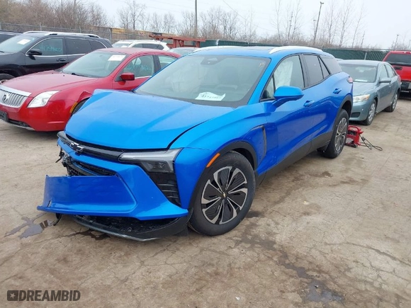 2024 Chevrolet Blazer EV eAWD LT with VIN 3GNKDBRJ8RS263824, listed as a IAAI auction lot 41743867 with 3,347 mi miles. Bid and sale history available at carsss.com. Image 2.