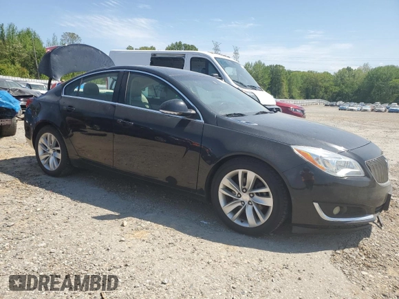 2016 Buick Regal Premium II with VIN 2G4GS5GX0G9158245, listed as a Copart auction lot 52427525 with 152,408 mi miles and Salvage title. Bid and sale history available at DreamBid. Image 4.
