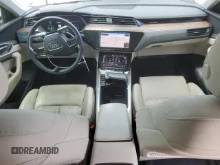 2019 Audi e-tron Prestige with VIN WA1VAAGE0KB013133, listed as a Copart auction lot 57060255 with 50,222 mi miles and Salvage title. Bid and sale history available at DreamBid. Image 8.