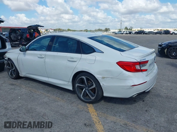 2018 Honda Accord Sedan Sport 1.5T with VIN 1HGCV1F34JA244172, listed as a IAAI auction lot 41589367 with 81,605 mi miles. Bid and sale history available at carsss.com. Image 3.