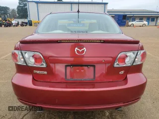 2006 Mazda 6 i with VIN 1YVFP80C565M57679, listed as a Copart auction lot 47411465 with 241,260 mi miles and Salvage Title. Bid and sale history available at carsss.com. Image 6.