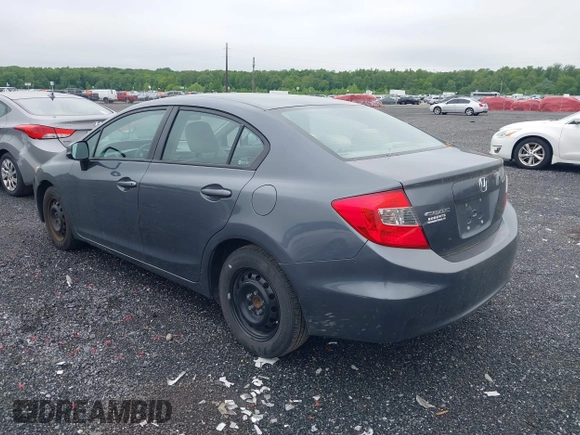 2012 Honda Civic LX with VIN 19XFB2F53CE340063, listed as a IAAI auction lot 42249889 with 291,354 mi miles and . Bid and sale history available at DreamBid. Image 3.