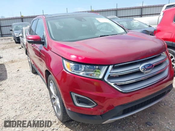 2017 Ford Edge Titanium z VIN 2FMPK4K85HBB14729, wystawiony jako IAAI lot #41846242 z przebiegiem 129 280 mil mil oraz . Historia ofert i sprzedaży dostępna na DreamBid. Obrazek 1.