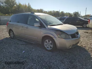 2004 Nissan Quest SE with VIN 5N1BV28U44N325459, listed as a Copart auction lot 78440064 with 162,445 mi miles and Salvage Title. Bid and sale history available at carsss.com. Image 4.