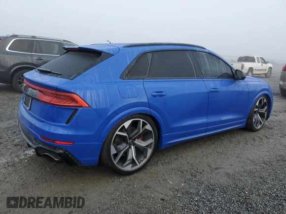 2022 Audi RS Q8 z VIN WU1ARBF15ND007471, wystawiony jako Copart lot #85458484 z przebiegiem Nie podano mil oraz Szkoda całkowita • Salvage title. Historia ofert i sprzedaży dostępna na DreamBid. Obrazek 3.