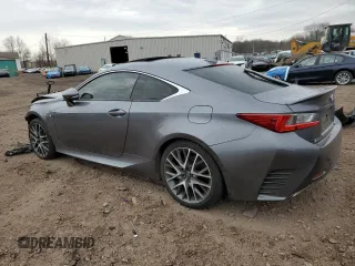 2017 Lexus RC with VIN JTHSM5BC6H5003385, listed as a Copart auction lot 83747414 with 76,861 mi miles and Salvage Title. Bid and sale history available at carsss.com. Image 2.