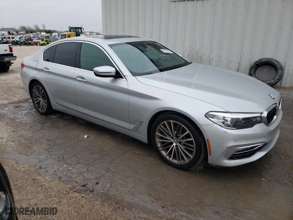 2017 BMW 5 Series 530i with VIN WBAJA5C37HG895944, listed as a Copart auction lot 46106285 with 0 mi miles and Clean Title. Bid and sale history available at carsss.com. Image 4.