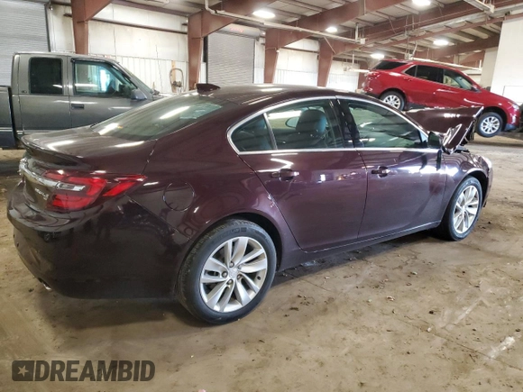 2017 Buick Regal with VIN 2G4GM5EX9H9120740, listed as a Copart auction lot 77665014 with 48,386 mi miles and Clean Title. Bid and sale history available at carsss.com. Image 3.