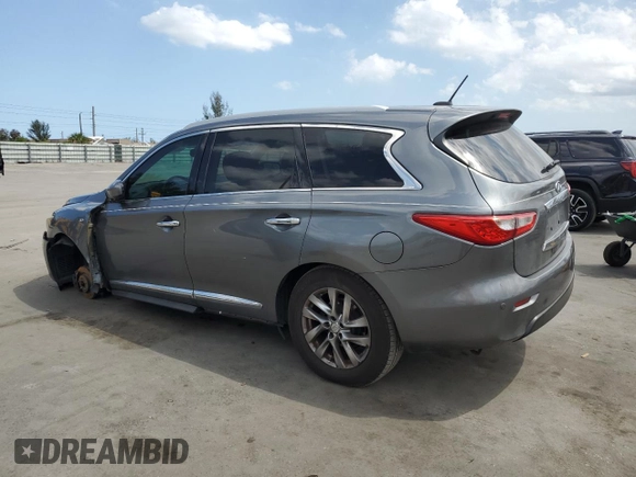 2015 Infiniti QX60 with VIN 5N1AL0MM8FC548226, listed as a Copart auction lot 52940685 with 150,592 mi miles and Salvage title. Bid and sale history available at DreamBid. Image 2.