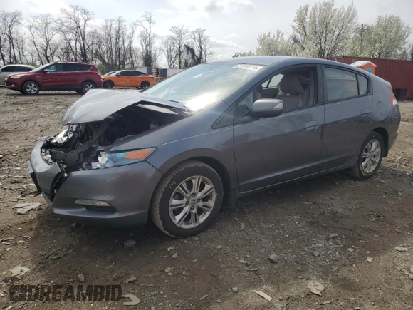 2011 Honda Insight EX with VIN JHMZE2H75BS008221, listed as a Copart auction lot 51910115 with 82,670 mi miles and Salvage Title. Bid and sale history available at DreamBid. Image 1.