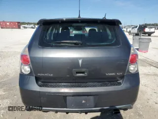2009 Pontiac Vibe GT with VIN 5Y2SR670X9Z402656, listed as a Copart auction lot 86394554 with 118,124 mi miles and Salvage Title. Bid and sale history available at carsss.com. Image 6.