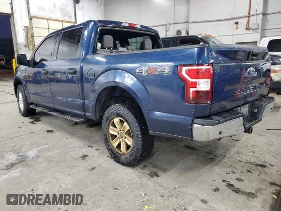 2018 Ford F-150 XL with VIN 1FTEW1E56JKE03369, listed as a Copart auction lot 42951815 with 168,518 mi miles and Salvage title. Bid and sale history available at DreamBid. Image 2.