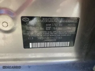 2013 Hyundai Elantra Limited PZEV with VIN 5NPDH4AE0DH231565, listed as a Copart auction lot 47442315 with 102,618 mi miles and Salvage Title. Bid and sale history available at carsss.com. Image 12.