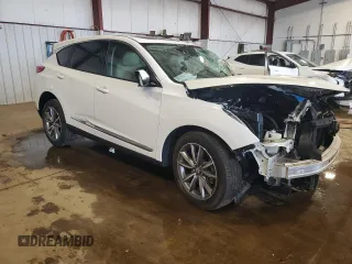 2021 Acura RDX Technology with VIN 5J8TC2H53ML046797, listed as a Copart auction lot 63848765 with Not provided miles and Salvage title. Bid and sale history available at DreamBid. Image 4.