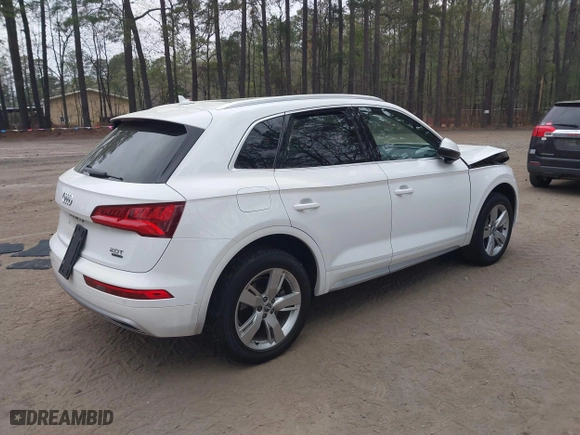 2018 Audi Q5 Premium Plus with VIN WA1BNAFY6J2080465, listed as a IAAI auction lot 41941203 with 79,724 mi miles. Bid and sale history available at carsss.com. Image 4.