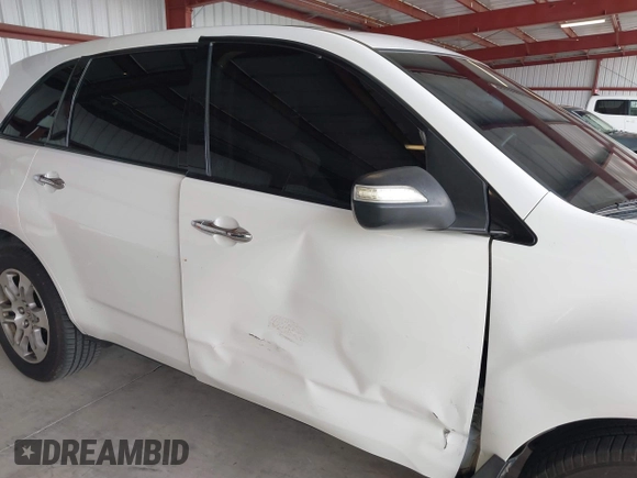 2007 Acura MDX Tech Pkg with VIN 2HNYD28347H519859, listed as a IAAI auction lot 41694763 with 259,202 mi miles. Bid and sale history available at carsss.com. Image 6.