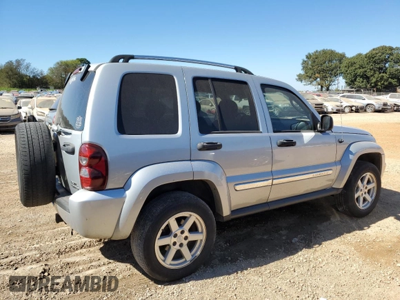 2005 Jeep Liberty Limited with VIN 1J4GK58K55W560400, listed as a Copart auction lot 76913964 with 208,040 mi miles and Salvage Title. Bid and sale history available at carsss.com. Image 3.