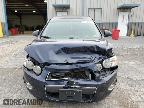 2015 Chevrolet Sonic LT with VIN 1G1JC5SH4F4187829, listed as a Copart auction lot 58529775 with 119,036 mi miles and Salvage title. Bid and sale history available at DreamBid. Image 5.