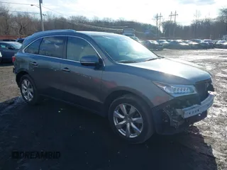 2016 Acura MDX w/Advance with VIN 5FRYD4H90GB042471, listed as a IAAI auction lot 41510207 with 176,168 mi miles. Bid and sale history available at carsss.com. Image 1.