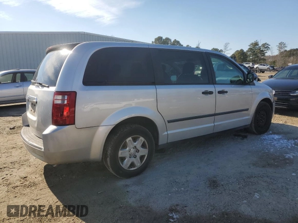 2008 Dodge Grand Caravan SE with VIN 2D8HN44H08R124476, listed as a Copart auction lot 42181255 with 191,455 mi miles and Salvage Title. Bid and sale history available at DreamBid. Image 3.