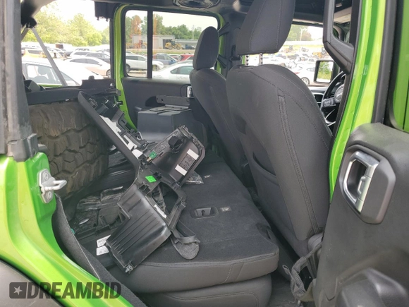 2018 Jeep Wrangler Unlimited Sport z VIN 1C4HJXDG5JW320526, wystawiony jako Copart lot #58425305 z przebiegiem 118 603 mil mil oraz Szkoda całkowita • Salvage title. Historia ofert i sprzedaży dostępna na DreamBid. Obrazek 10.