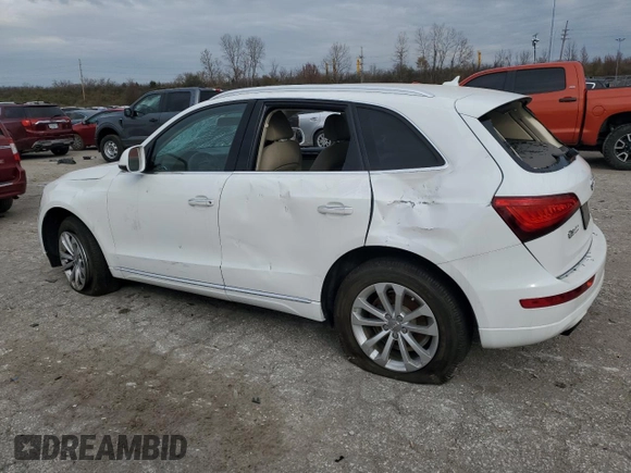 2015 Audi Q5 Premium with VIN WA1CFAFP3FA142894, listed as a Copart auction lot 81086684 with 125,502 mi miles and Salvage Title. Bid and sale history available at carsss.com. Image 2.