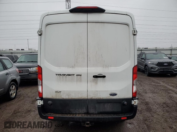 2020 Ford Transit Cargo with VIN 1FTBR2C85LKA39378, listed as a Copart auction lot 86357854 with 54,809 mi miles and Salvage Title. Bid and sale history available at carsss.com. Image 6.