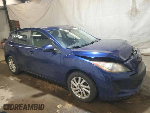 2013 Mazda 3 i Touring with VIN JM1BL1LP3D1773754, listed as a Copart auction lot 55914945 with 157,547 mi miles and Salvage title. Bid and sale history available at DreamBid. Image 4.