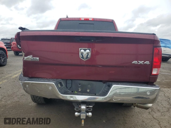 2017 Ram 1500 Big Horn z VIN 1C6RR7LGXHS518235, wystawiony jako Copart lot #57803035 z przebiegiem 104 886 mil mil oraz Szkoda całkowita • Salvage title. Historia ofert i sprzedaży dostępna na DreamBid. Obrazek 6.