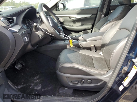 2021 Infiniti QX50 SENSORY with VIN 3PCAJ5CB3MF120474, listed as a Copart auction lot 79601944 with 17,395 mi miles and Salvage Title. Bid and sale history available at carsss.com. Image 7.