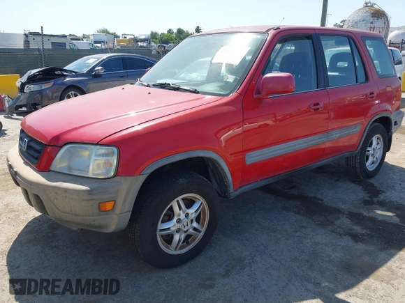 1999 Honda CR-V EX with VIN JHLRD1860XC030573, listed as a IAAI auction lot 42175367 with 182,192 mi miles. Bid and sale history available at carsss.com. Image 2.