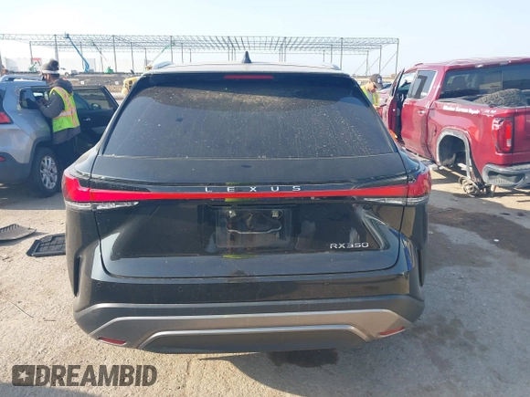 2024 Lexus RX 350 with VIN 2T2BAMBA3RC039795, listed as a IAAI auction lot 42324555 with 19,061 mi miles and . Bid and sale history available at DreamBid. Image 16.