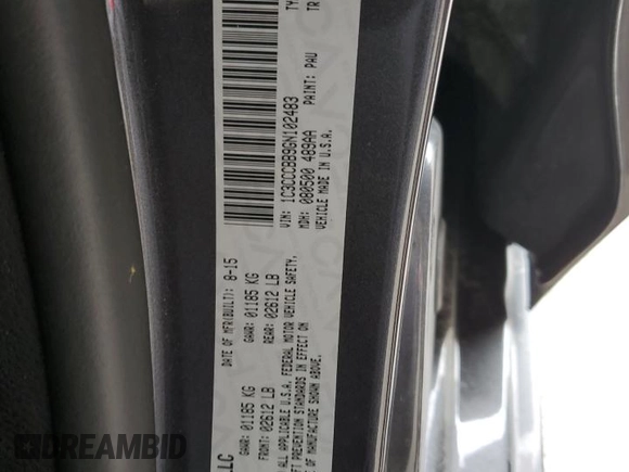 2016 Chrysler 200 S z VIN 1C3CCCBB9GN102483, wystawiony jako Copart lot #53610405 z przebiegiem 92 865 mil mil oraz Szkoda całkowita • Salvage title. Historia ofert i sprzedaży dostępna na DreamBid. Obrazek 12.