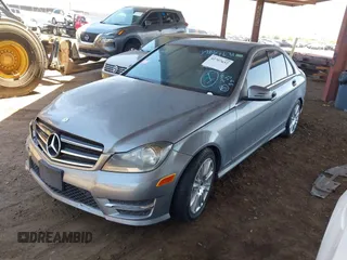 2014 Mercedes-Benz C 250 Sport with VIN WDDGF4HB8EA960507, listed as a IAAI auction lot 42707632 with 86,261 mi miles and . Bid and sale history available at DreamBid. Image 2.