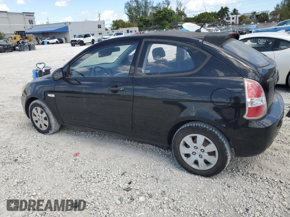 2008 Hyundai Accent GS with VIN KMHCM36C58U069979, listed as a Copart auction lot 50611095 with 101,574 mi miles and Clean Title. Bid and sale history available at carsss.com. Image 3.