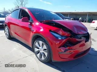 2023 Tesla Model Y Long Range with VIN 7SAYGDEE3PA201333, listed as a IAAI auction lot 41658972 with 21,903 mi miles and . Bid and sale history available at DreamBid. Image 1.