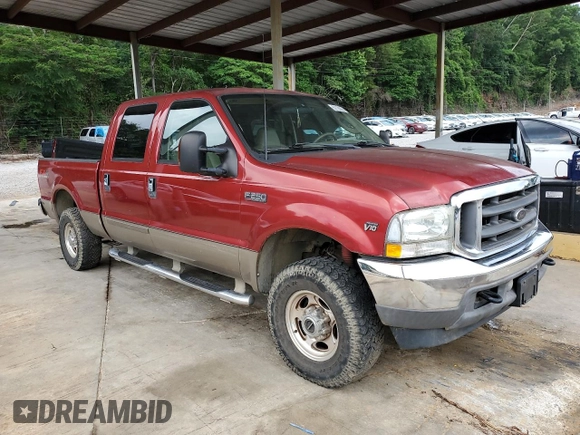 2003 Ford F-250 XL with VIN 1FTNW21S13EC30010, listed as a Copart auction lot 57105835 with Not provided miles and Salvage title. Bid and sale history available at DreamBid. Image 4.