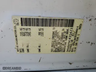 2017 Nissan Maxima SR with VIN 1N4AA6AP9HC435423, listed as a Copart auction lot 51864575 with 0 mi miles and Salvage Title. Bid and sale history available at carsss.com. Image 12.